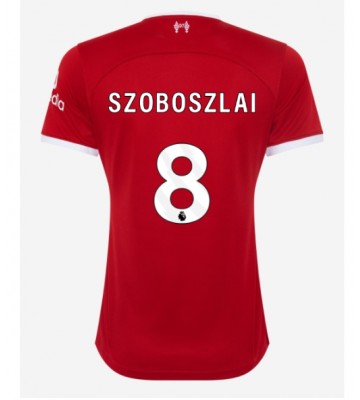 Liverpool Szoboszlai Dominik #8 Koszulka Podstawowych Kobiety 2023-24 Krótki Rękaw